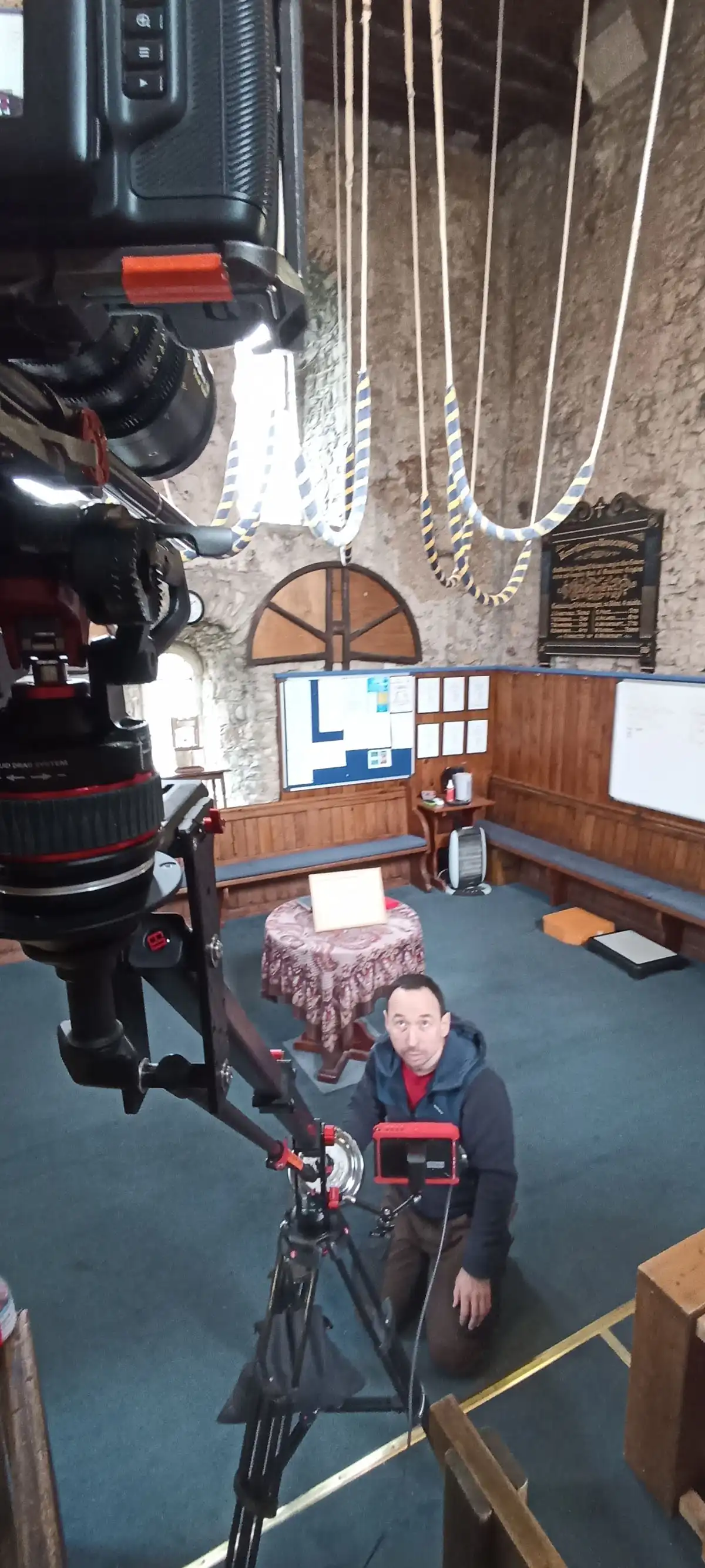Behind the scenes